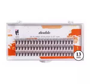 IBRA TUFTS EYELASHES DOUBLE KNOT-FREE BLACK C0.07 13MM