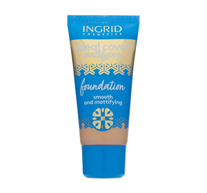 INGRID IDEAL COVER MATTIFYING FACE FOUNDATION 404 TAN 30ML