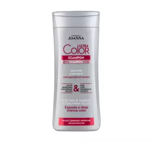 JOANNA ULTRA COLOR HAIR SHAMPOO RED SHADES 200ML