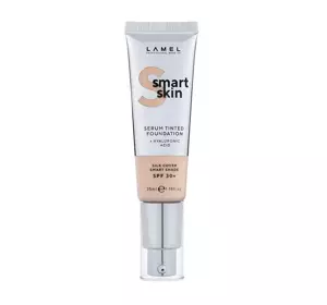 LAMEL SMART SKIN SERUM TINTED FOUNDATION MOISTURIZING SPF30 + 401 PORCELAIN 35ML