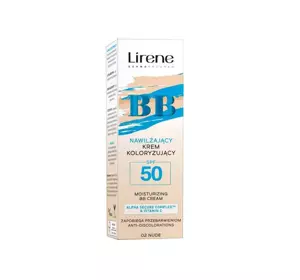 LIRENE MOISTURISING TINTING CREAM BB SPF50 02 NUDE 30ML