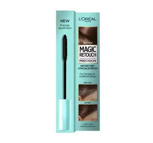 LOREAL MAGIC RETOUCH PRECISION INSTANT GREY CONCEALER BRUSH BROWN 8ML