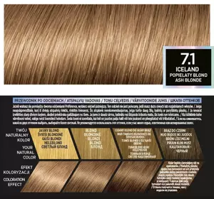 LOREAL RECITAL PREFERENCE PERMANENT HAIR DYE L 7.1