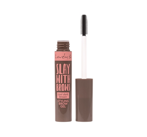 LOVELY SLAY WITH BROWS STYLING BROW GEL 02 COOL DARK BROWN