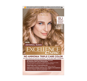 L’Oréal Paris Excellence Créme Universal Nudes Permanent Hair Dye Ammonia-Free 8U