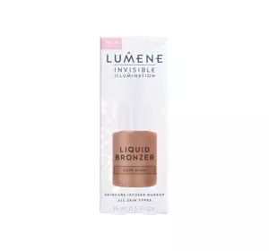 LUMENE INVISIBLE ILLUMINATION LIQUID BRONZER DEEP GLOW FACE SERUM 15ML