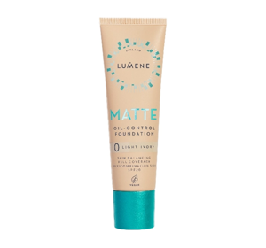 LUMENE MATTE CONTROL FACE FOUNDATION 0 LIGHT IVORY 30ML