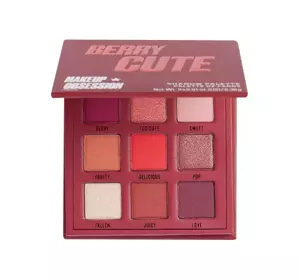 MAKEUP OBSESSION BERRY CUTE EYESHADOW PALETTE 9x0.38G