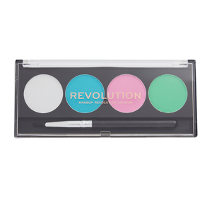 MAKEUP REVOLUTION GRAPHIC LINERS WATER-ACTIVATED EYELINER PALETTE PASTEL DREAM 5.4G