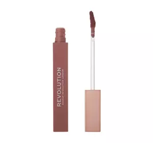 MAKEUP REVOLUTION IRL WHIPPED LIP CREME LONG-LASTING LIP COLOR 06 CARAMEL SYRUP