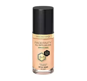 MAX FACTOR FACEFINITY ALL DAY FLAWLESS 3IN1 VEGAN FOUNDATION N42 IVORY 30ML 