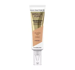 MAX FACTOR MIRACLE PURE SKIN-IMPROVING FOUNDATION 50 NATURAL ROSE 30ML