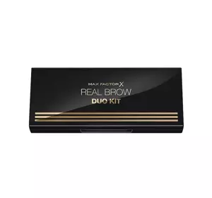 MAX FACTOR REAL BROW DUO KIT EYEBROW PALETTE 001 FAIR 3.3G