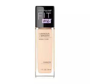 MAYBELLINE FIT ME LUMINOUS + SMOOTH FOUNDATION 105 NATURAL IVORY 30ML 