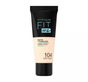 MAYBELLINE FIT ME MATTIFYING FOUNDATION 104 SOFT IVORY