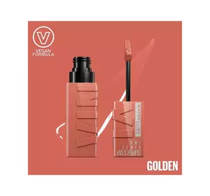 MAYBELLINE SUPERSTAY VINYL INK VINYL LIPSTICK 105 GOLDEN 4.2ML