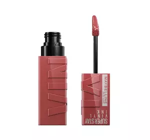 MAYBELLINE SUPERSTAY VINYL INK VINYL LIPSTICK 115 PEPPY 4.2ML