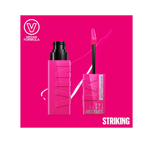 MAYBELLINE SUPERSTAY VINYL INK VINYL LIPSTICK 150 STRIKING 4.2ML