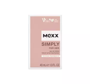 MEXX SIMPLY FOR HER EAU DE TOILETTE SPRAY 40ML