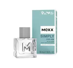 MEXX SIMPLY FOR HIM EAU DE TOILETTE SPRAY 50ML