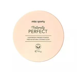 MISS SPORTY NATURALLY PERFECT FACE POWDER 002 LIGHT 10G