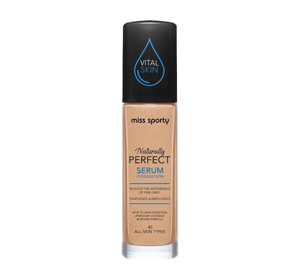 MISS SPORTY NATURALLY PERFECT SERUM FACE FOUNDATION 40 30ML