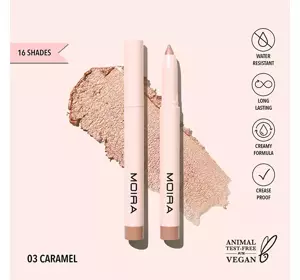 MOIRA AT GLANCE STICK SHADOW 03 CARAMEL 1.5G