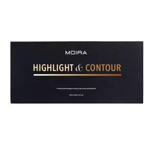 MOIRA HIGHLIGHT&CONTOUR FACE CONTOURING PALETTE 33G