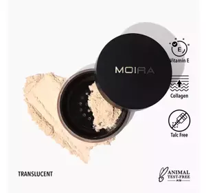 MOIRA LOOSE MAKE-UP SETTING POWDER WITH COLLAGEN AND VITAMIN E 01 TRANSLUCENT 6G