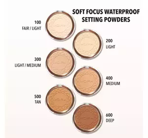 MOIRA SOFT FOCUS WATERPROOF MAKE-UP SETTING POWDER 500 TAN 11.5G