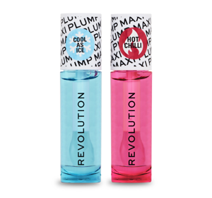 Makeup Revolution Maxi Plump Lip Duo set of two glosses 2x6ml