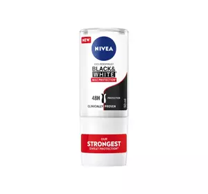 NIVEA BLACK & WHITE MAX PROTECTION ANTIPERSPIRANT FOR WOMEN ROLL ON 50ML