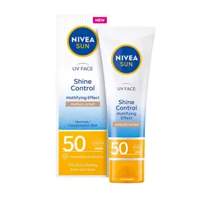 NIVEA SUN SHINE CONTROL MATTIFYING FACE CREAM SPF 50 50ML