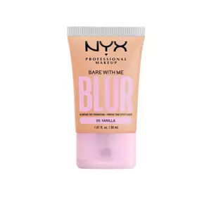 NYX PROFESSIONAL BARE WITH ME BLUR TINT FOUNDATION FOUNDATION 05 VANILLA 30ML