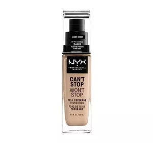 NYX PROFESSIONAL MAKEUP CAN'T STOP WON'T STOP COVERING FOUNDATION 04 LIGHT IVORY 30ML