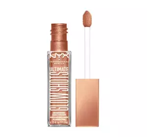 NYX PROFESSIONAL MAKEUP GLOW SHOTS BRIGHTENING LIQUID EYESHADOW 08 TWISTED TANGERINE 7.5ML 