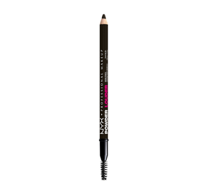 NYX PROFESSIONAL MAKEUP POWDER LOUDER EYEBROW PENCIL 09 BLACK 1.15G