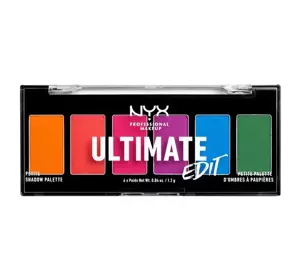 NYX PROFESSIONAL MAKEUP ULTIMATE EDIT PETITE SHADOW PALETTE USPP02 BRIGHTS 6X1.2G