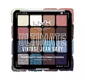 NYX PROFESSIONAL MAKEUP ULTIMATE EYESHADOW PALETTE VINTAGE JEAN BABY 12.8G