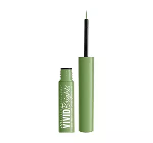 NYX PROFESSIONAL MAKEUP VIVID BRIGHTS LIQUID EYELINER 02 GHOSTED GREEN 2ML 