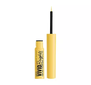 NYX PROFESSIONAL MAKEUP VIVID BRIGHTS LIQUID EYELINER 03 HAD ME AT YELLOW 2ML 