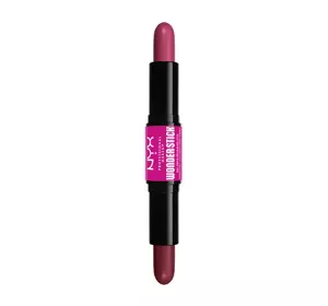 NYX PROFESSIONAL MAKEUP WONDER STICK DUAL-ENDED CREAM BLUSH STICK 04 DEEP MAGENTA + GINGER 2x4G