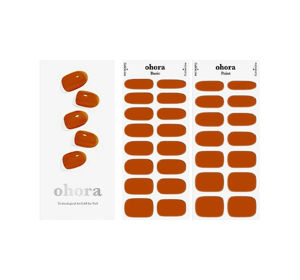 OHORA SEMI-CURED GEL STRIPS TINT COPPER