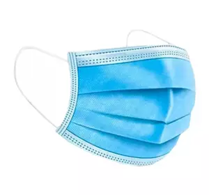 PROTECTIVE MASK NON-WOVEN THREE-LAYER 10 PIECES