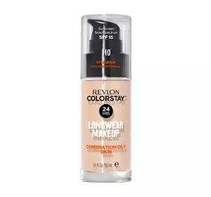 REVLON COLORSTAY FOUNDATION WITH VITAMIN E FOR OILY SKIN 110 IVORY 30ML