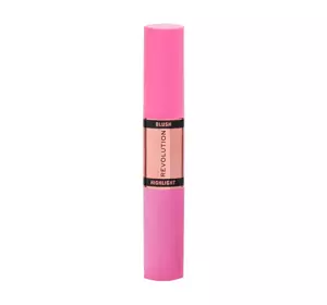 REVOLUTION BLUSH & HIGHLIGHT STICK MAUVE GLOW 4.3G