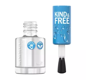 RIMMEL KIND & FREE VEGAN NAIL POLISH 150 TOP COAT 8ML