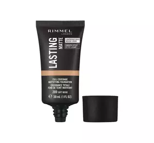 RIMMEL LASTING MATTE FOUNDATION 200 SOFT BEIGE 30ML