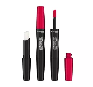 RIMMEL LASTING PROVOCALIPS TWO-STEP LIPSTICK 500 KISS THE TOWN RED