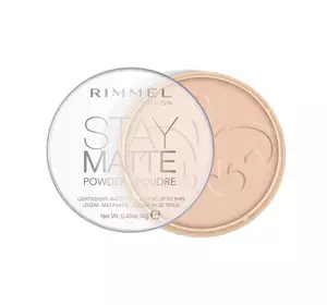 RIMMEL STAY MATTE MATTIFYING POWDER PEACH GLOW 003